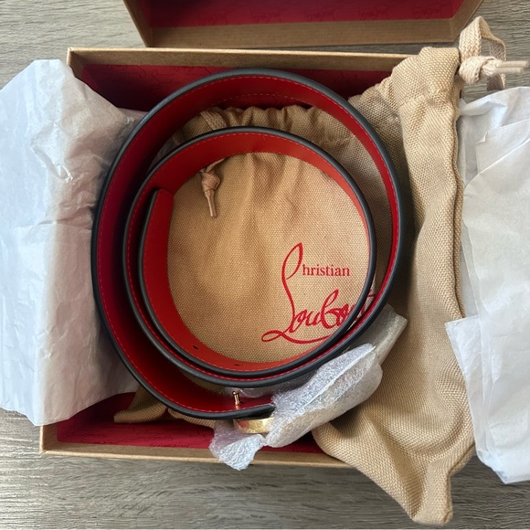 Christian Louboutin CL Logo Belt - Picture 11 of 15